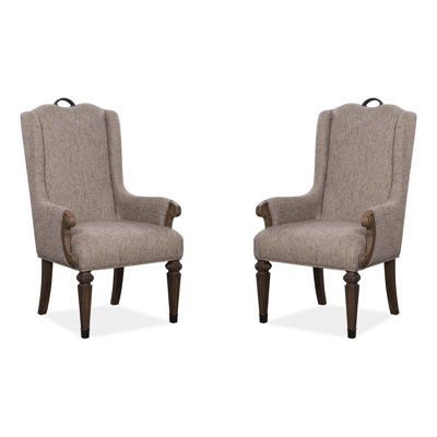 20'' H Fabric Upholstered Pine Parsons Chair
