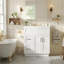 Meuble-lavabo de 30 po avec lavabo, 2 portes, 2 tiroirs et tablettes réglables