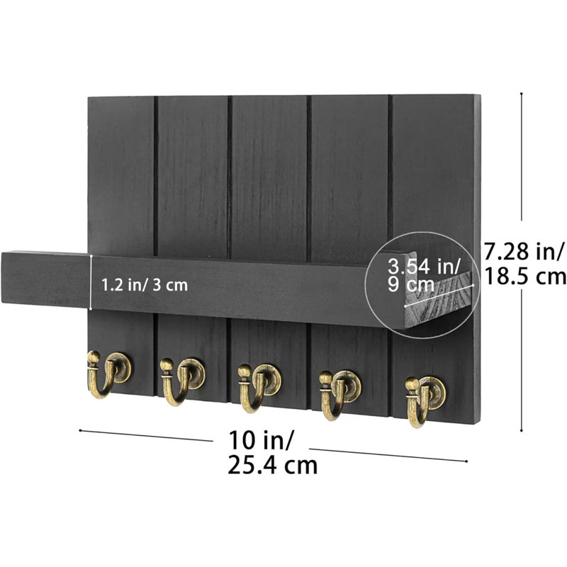 Romaldo Manufactured Wood Wall Organizer