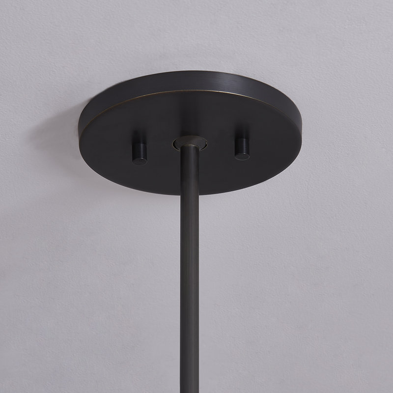 GLENMOORE 6 LIGHT CHANDELIER, Black
