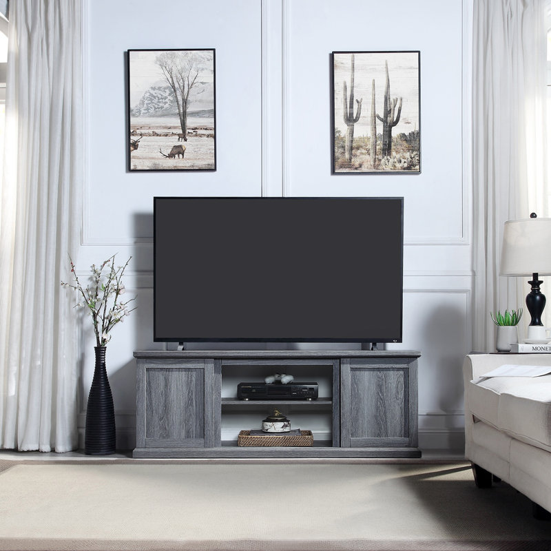 Meuble télé 60 po Franklin, Gris