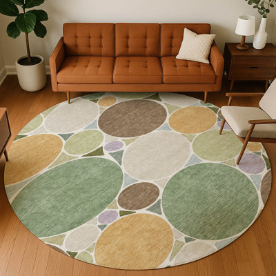 Tapis géométrique intérieur / extérieur lavable à la machine Chantille ACN2516