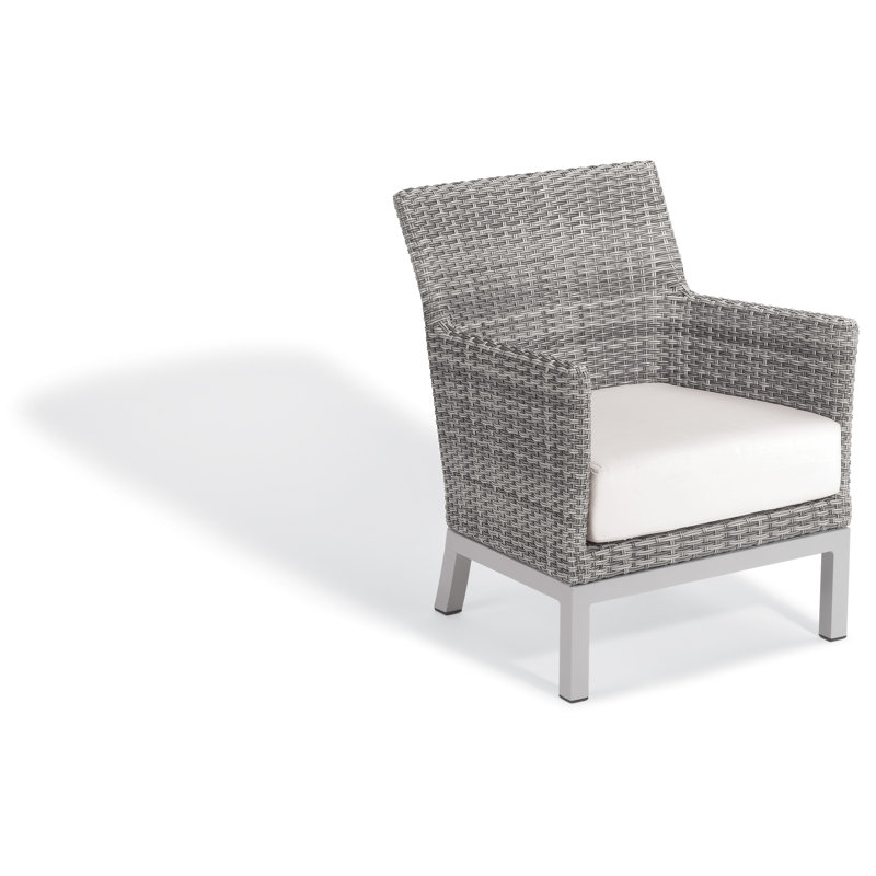 Argento Outdoor Lounge Chair, Eggshell White