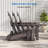 Glider Adirondack Chair with 3-Position Adjust, Wood-Like HDPE Patio Chair, All-Weather for Outdoor, 350lb Capacity-524675640