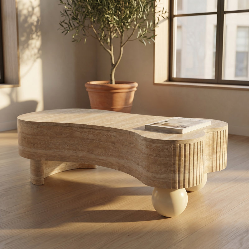 Table basse irrégulière