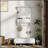 Floating Makeup Vanity With Large Mirror, Wall-Mounted Storage With Drawers, Pockets & Hooks For Small Spaces