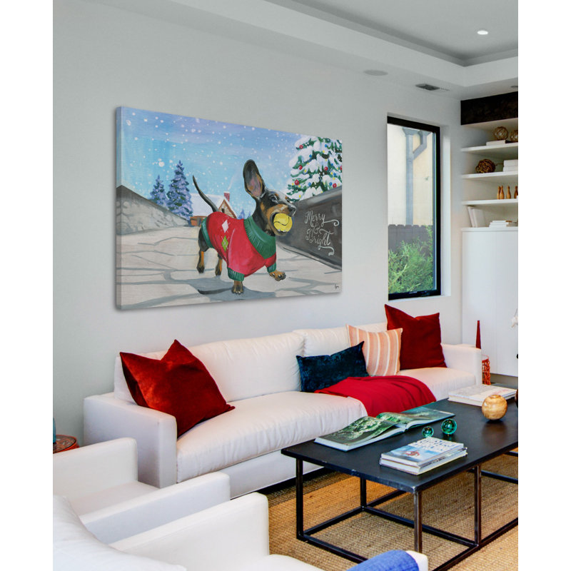 I'm Winter Ready by Eyre Tarney - Wrapped Canvas Painting, 41cm H x 61cm W x 3.81cm D