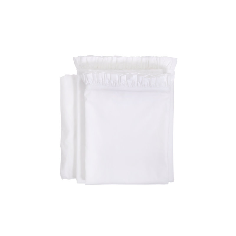 Audrey Percale Sheet Set, Twin Sheet Set + 1 Pillowcase