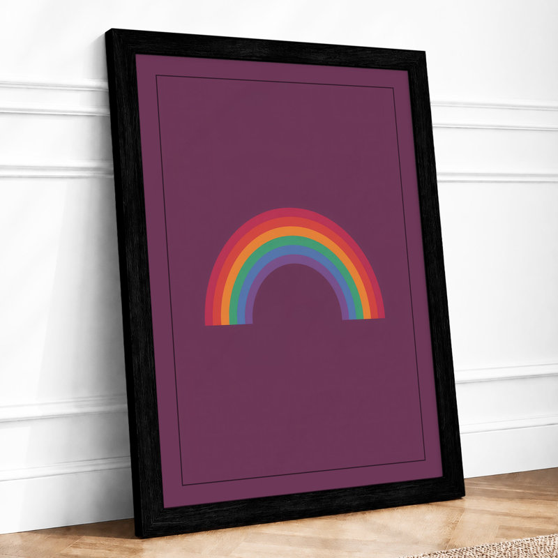 Spectrum Arc Minimalist - Print, A2 - 59.4 x 42.0 cm, Black