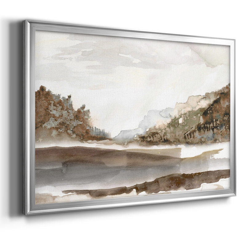 Mountain Time, reproduction d'art sur toile, H 30 po x l 44 po x P 1,5 po, Argent