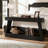 Two-Tiered Rustic Console Table with Solid MDF Construction-1600520632-1600520637-1600520634