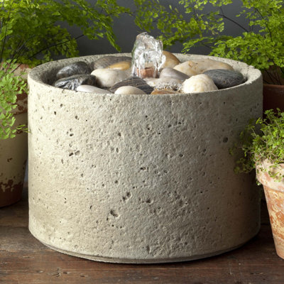 Nashville Outdoor Weather Resistant Birdbath Fountain