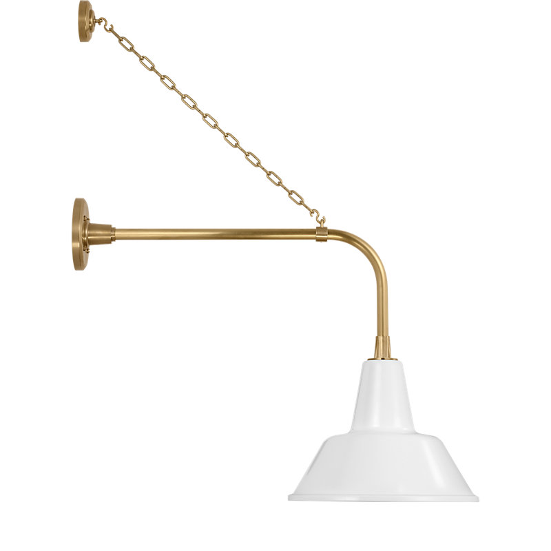 Thomas O'Brien 1 - Light Outdoor Barn Light, 32.5" H x 26.25" W x 12.5" D
