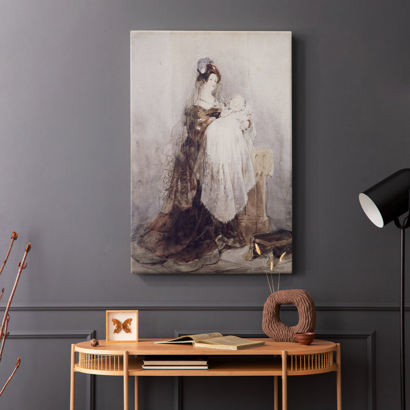 Impression de portrait rétro CVII - galerie Cavas, H 27 po x l 18 po