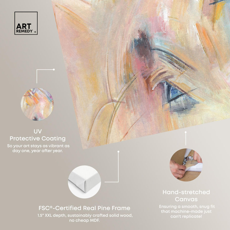 «Side Effect I Canvas Modern Boho Abstract» par , Toile tendue, H 24 po x l 16 po