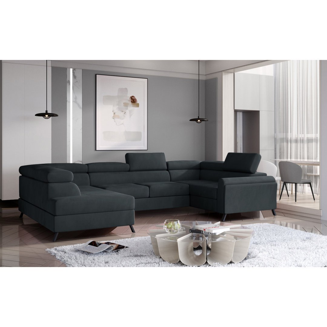 Ecksofa Franchesco aus Samt