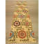 Tapis floral transitionnel en nylon Mandana-16339337