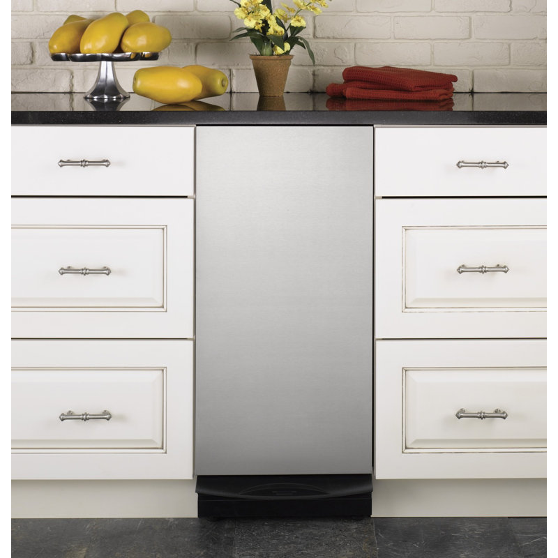 15 in. Built-In Trash Compactor, Stainless Steel