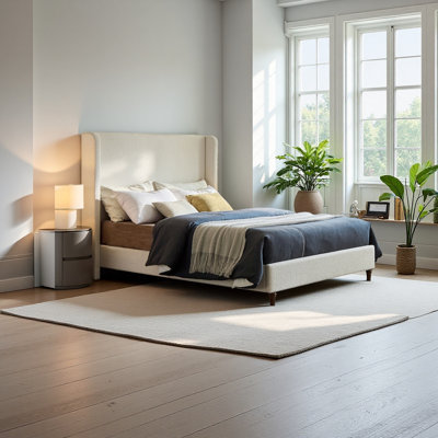 Grand lit tapissier Harper