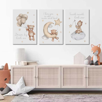 3 Piece Wrapped Canvas Print