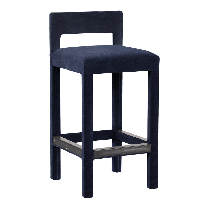 Thom Filicia Home 32"Utica Bar Stool, Nadia Eclipse