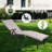 Cozy Cozy Aluminum Reclining Lounge Chair with Cushion Drink Holder Adjustable Assemble-Free-1106380406