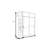 Modern Simple Sliding Door Wardrobe