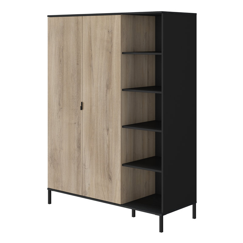 Wiechmann 2 Door Manufactured Wood Wardrobe