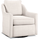Leighton Boucle Cotton Swivel Armchair