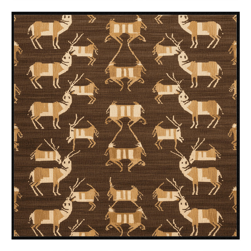  Tapis lavable Dorcas Gazelle, Carré 4 pi