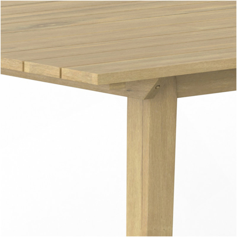 Kona - Table de salle à manger d'extérieur - Teck clair