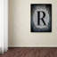 « letter r », art textuel sur toile tendue-21938948