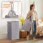 Laundry Hamper And Waste Basket Set