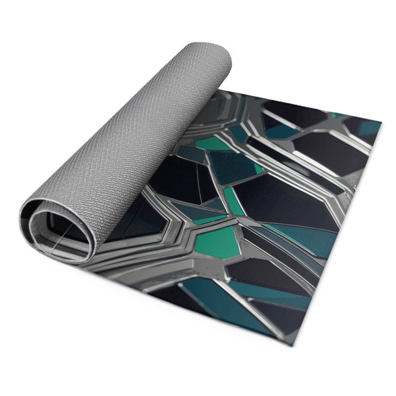 Radiant Orbit Indoor And Outdoor Area Rug, Rectangle 4' x 6'
