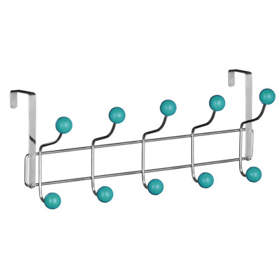 Bleeker Aluminium Over-the-Door 10 - Hook Wall Mounted Coat Rack