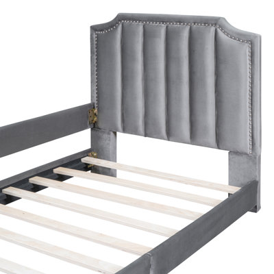 Lit de jour tapissier gris Classic Classic
