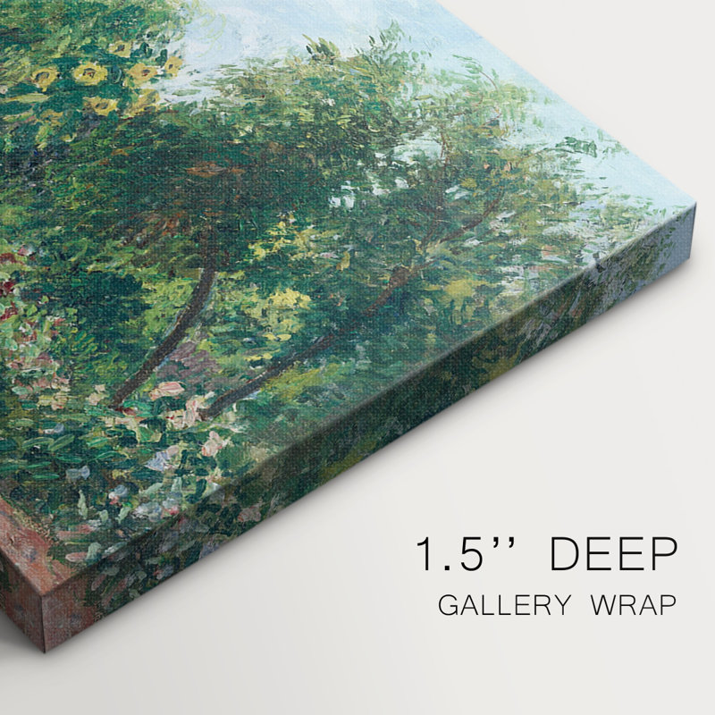 «Landscape Series» -CCCLLXXIV- Toile tendue avec châssis tendue, prête à être accrochée, H 17 po x l 33 po, Doré