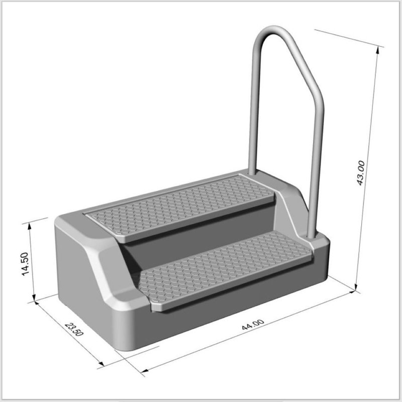 SAFE-N-STORE STEP BOXED, Brown