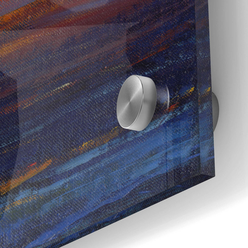 «Sun Down I» par Tim O'Toole, art mural en verre acrylique, H 24 po x l 24 po x P 0,2 po