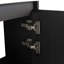 Meuble-lavabo autoportant de 30 po avec lavabo en céramique blanche et porte à fermeture en douceur, chêne foncé, contreplaqué, emballage KD-131993107