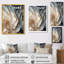 Plume blanche et bleue en spirale II - art abstrait géométrique sur toile-1613560484-1613555038-1657317157