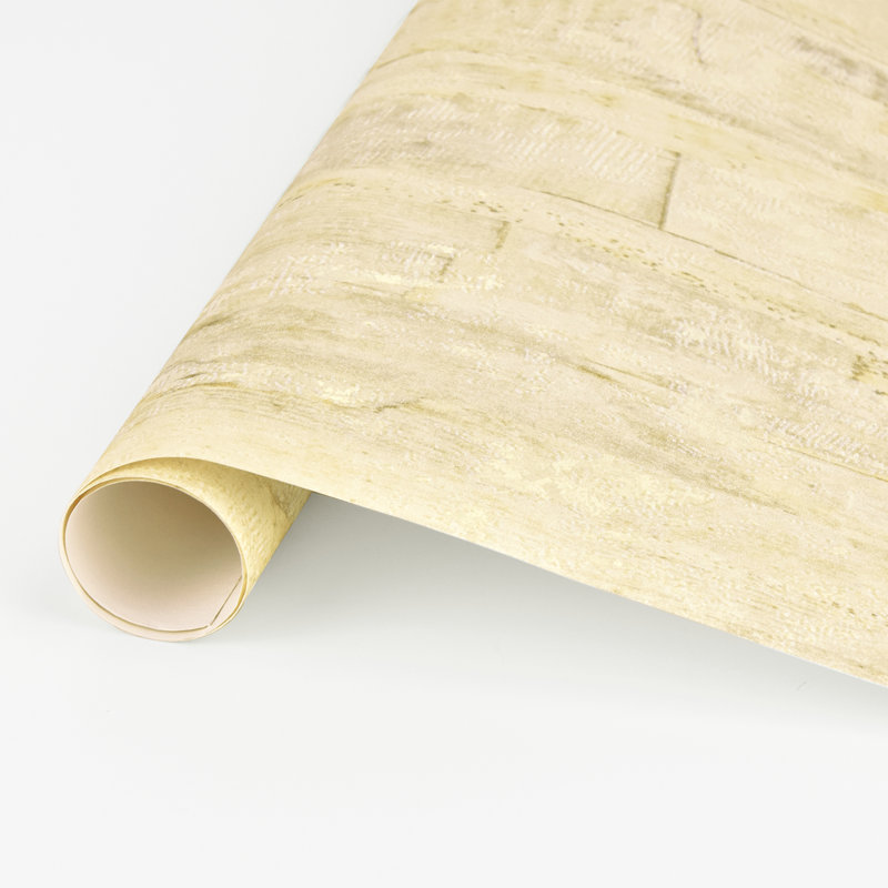 Rouleau de papier peint L 33 pi x l 21 po Linden, Jaune clair