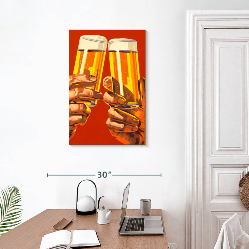 Bière, H 30 po x l 20 po