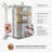 Iriber High Pressure Rainfall Shower System With Handheld Combo - 10 Inch Square Rain Shower Head, Brass Shower Mixer Valve, Concealed Installation, Air Injection Technology, Pressure Balance Valve-114406357
