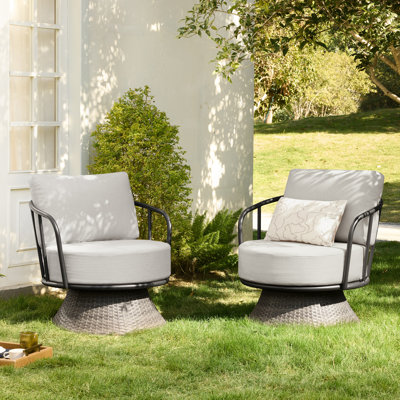 Outdoor Swivel Club Chair