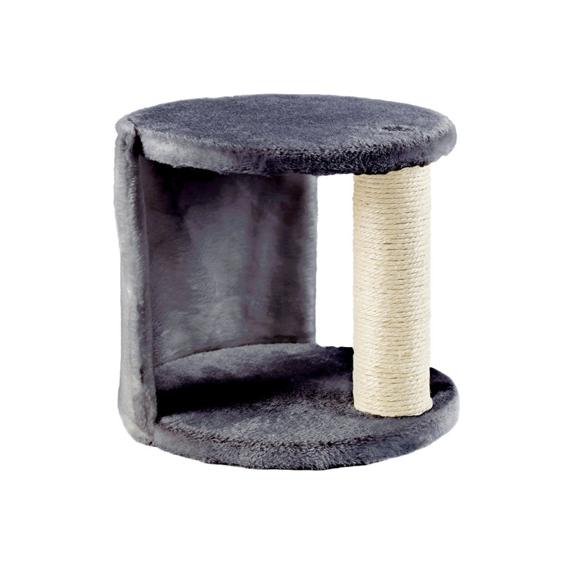 Sam's Pets Addison Wall Climber Cat Tree In Grey-multi Level -scratch Post -soft Material For Comfort -ideal For Cats Of All Life Stages