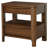 Walnut 2-Drawer Nightstand, Bedside Table