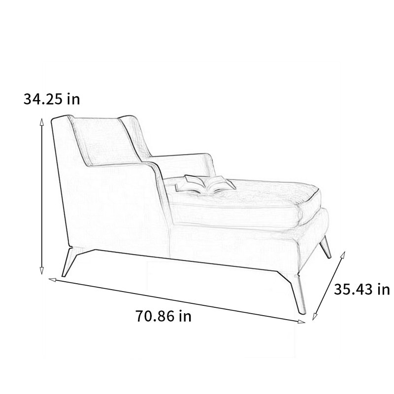 Comfortable birch chair, Gray