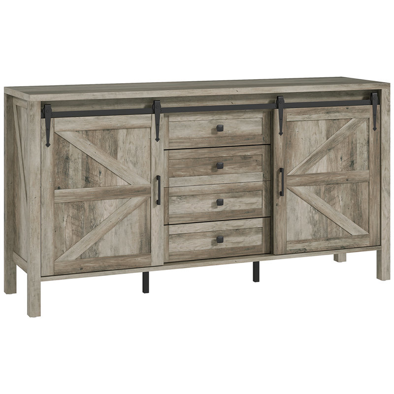 59"Sideboard with Thick Top  Buffet Cabinet