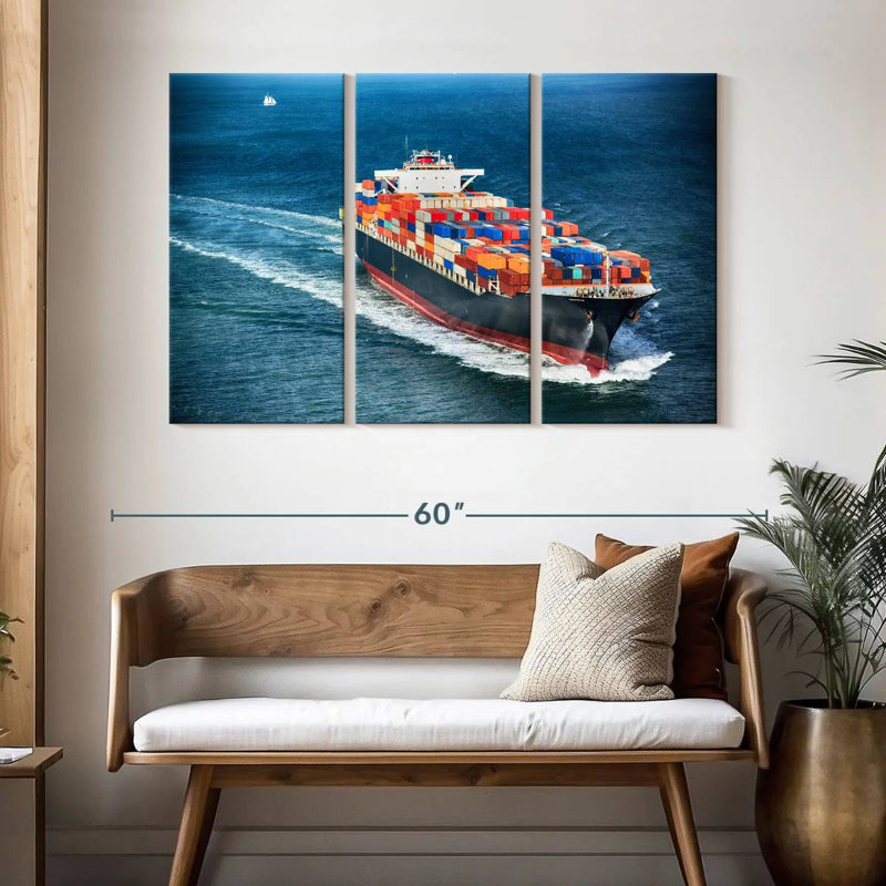 Mehar Ocean Ship, 32" H x 50" W